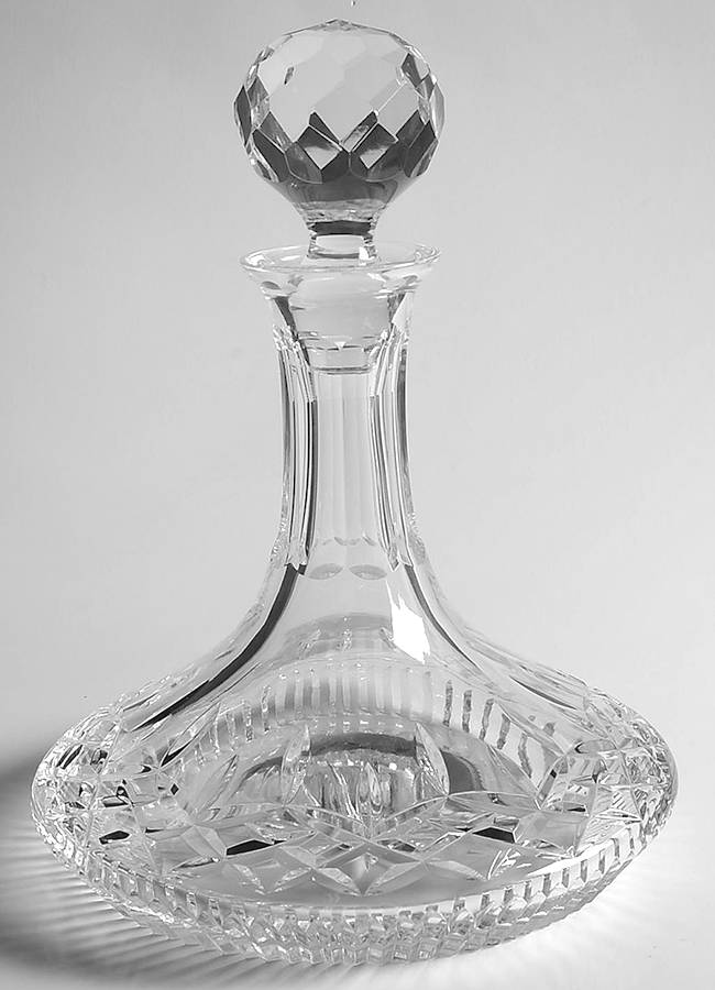 Rosses Ships Decanter & Stopper by Tyrone Crystal-1