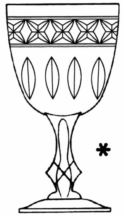 Hermitage Water Goblet by Tiffin-Franciscan-1