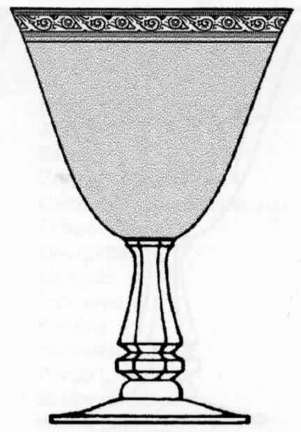 Minton Wistaria (Stem 17477) Water Goblet by Tiffin-Franciscan-1