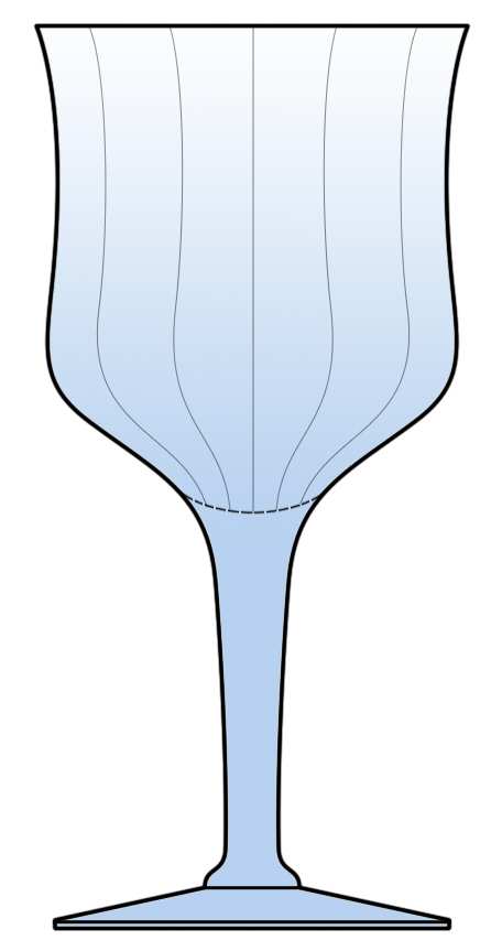 14188 Light Blue Water Goblet by Tiffin-Franciscan-1