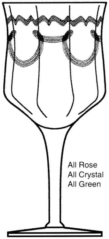 NE297 Pink Water Goblet by Tiffin-Franciscan-1