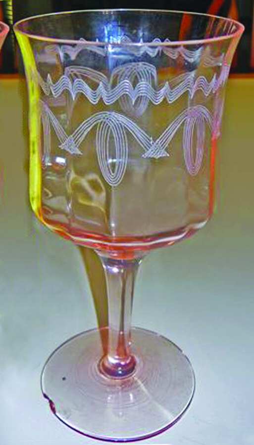 NE298 Pink Water Goblet by Tiffin-Franciscan-1