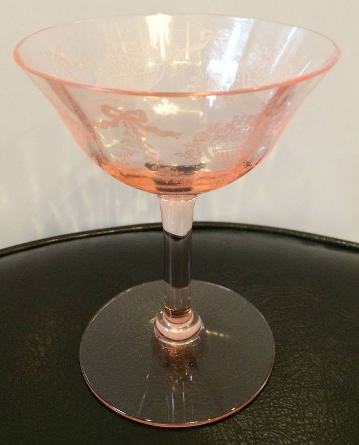 Diana Pink Champagne/Tall Sherbet by Tiffin-Franciscan-1