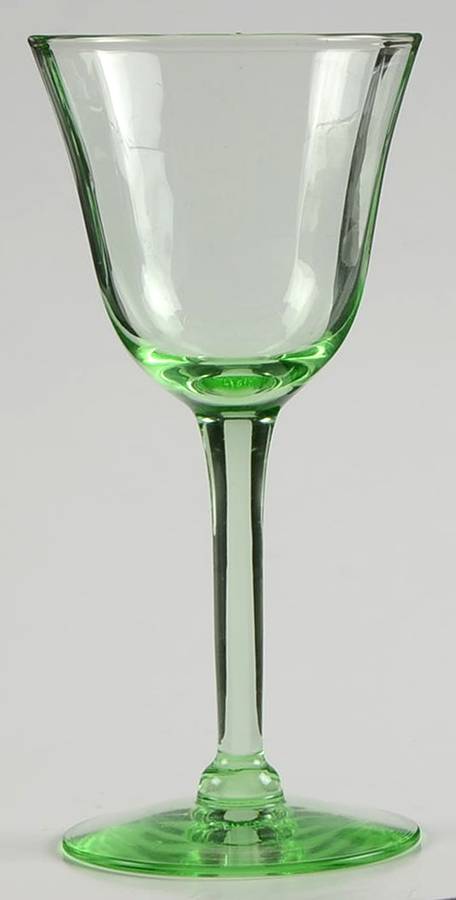 14196 Green Wine Glass by Tiffin-Franciscan-1