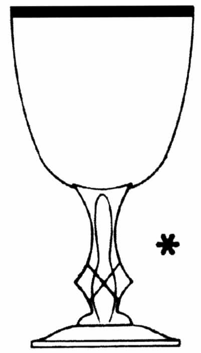 Gold Band Water Goblet by Tiffin-Franciscan-1