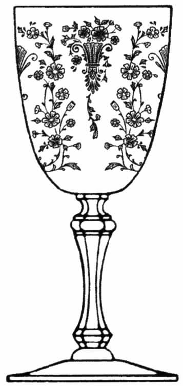 First Love Water Goblet by Tiffin-Franciscan-1