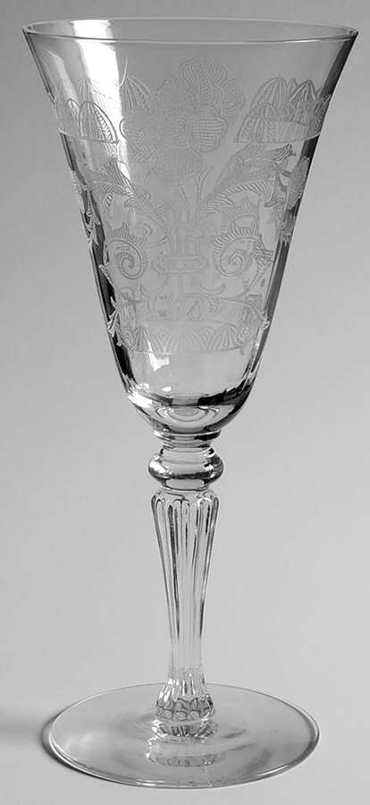 Capri Water Goblet by Tiffin-Franciscan-1