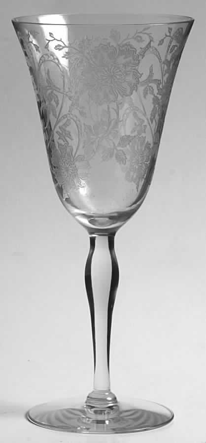 Etch 601-1 Water Goblet by Tiffin-Franciscan-1