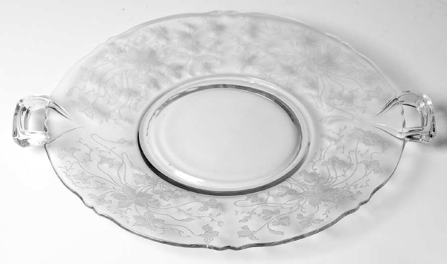 Oneida Handled Cake Plate by Tiffin-Franciscan-1
