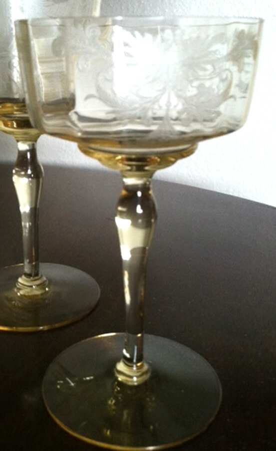 Byzantine Mandarin (Stem 15048) Champagne/Tall Sherbet by Tiffin-Franciscan-1