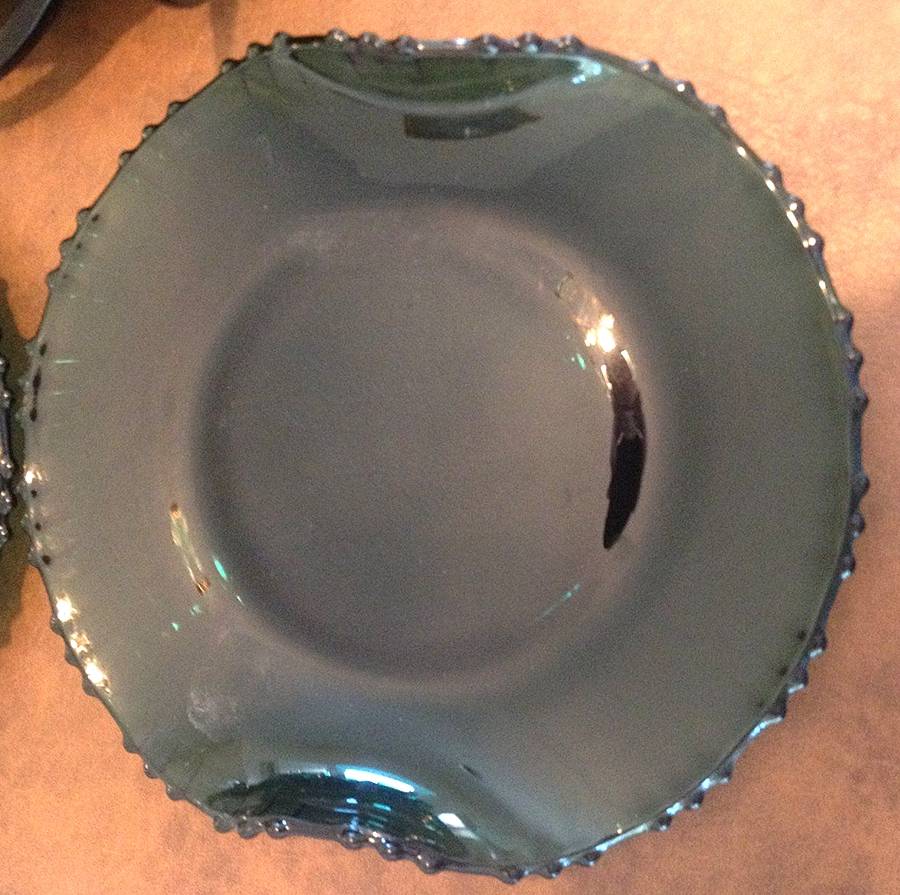 Pearl Edge Killarney Green Bread Tray by Tiffin-Franciscan-1