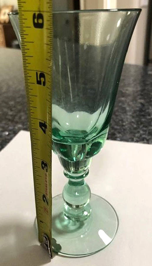Canterbury II Green Wine Glass by Tiffin-Franciscan-1