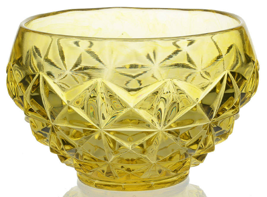 Williamsburg Banana Yellow 4" Rose Bowl by Tiffin-Franciscan-1
