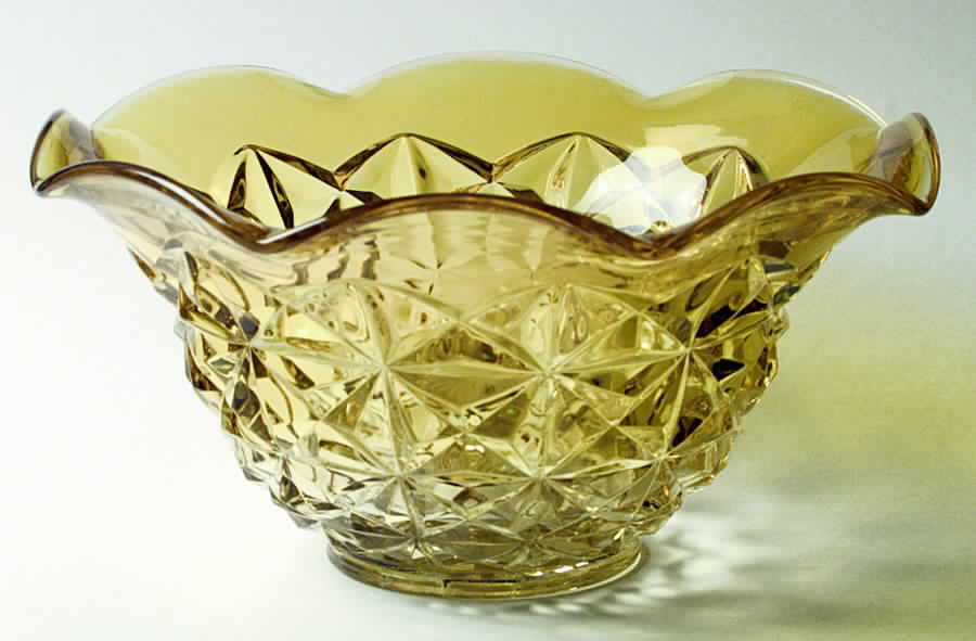 Williamsburg Banana Yellow Crimped Bowl by Tiffin-Franciscan-1