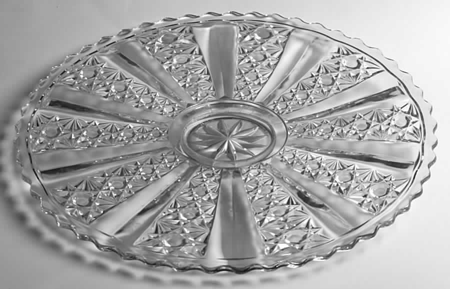 Royal Large Torte Plate by Tiffin-Franciscan-1