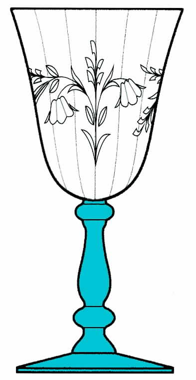 15001-1 Water Goblet by Tiffin-Franciscan-1