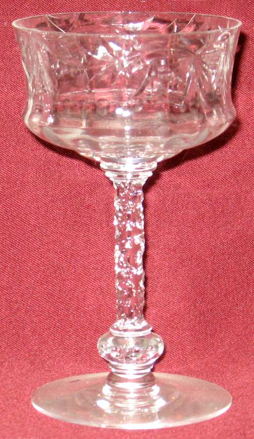 Cut 431 Champagne/Tall Sherbet by Tiffin-Franciscan-1