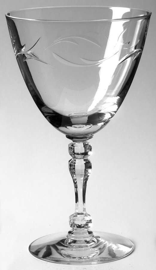 Lyndley (No Trim) Water Goblet by Tiffin-Franciscan-1