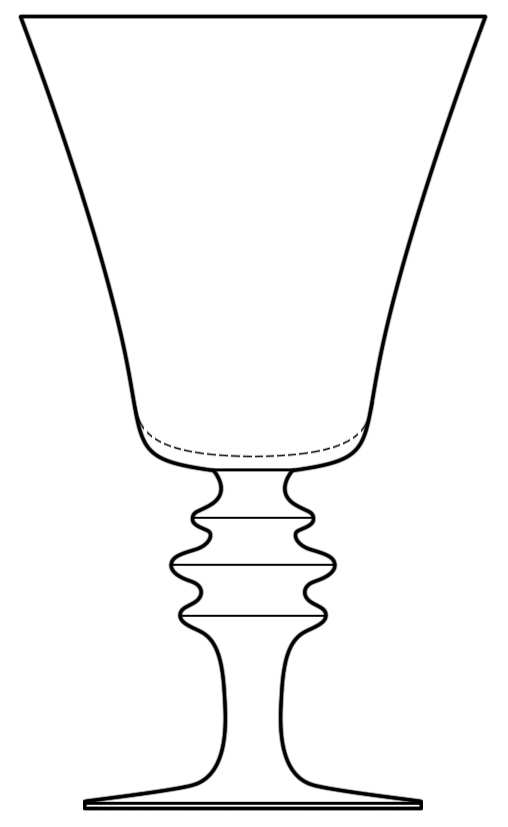 Stuart-Clear Water Goblet by Theresienthal-1