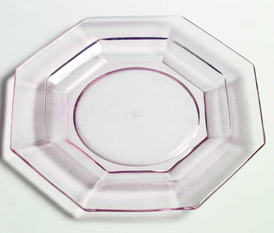 Octagon Pink Luncheon Plate by Tiffin-Franciscan-1