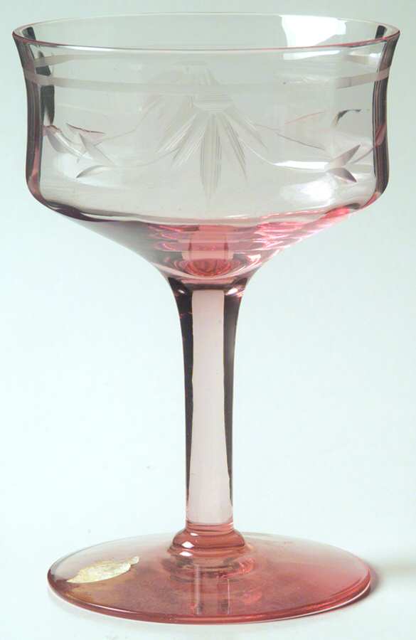 14188-2 Pink Champagne/Tall Sherbet by Tiffin-Franciscan-1