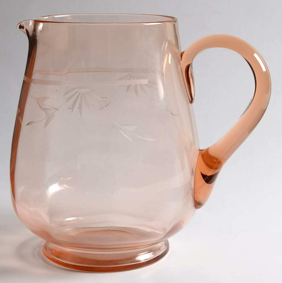 14188-2 Pink 72 Oz Pitcher by Tiffin-Franciscan-1