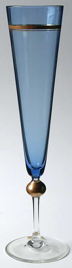 Connaisseur Aqua Blue Fluted Champagne by Theresienthal-1