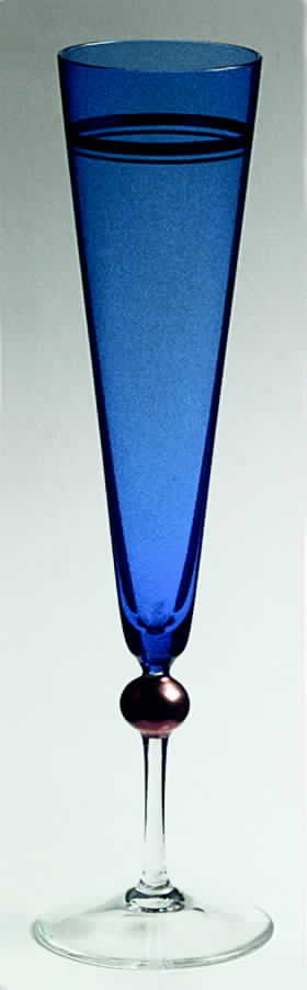 Connaisseur Cobalt Blue Fluted Champagne by Theresienthal-1