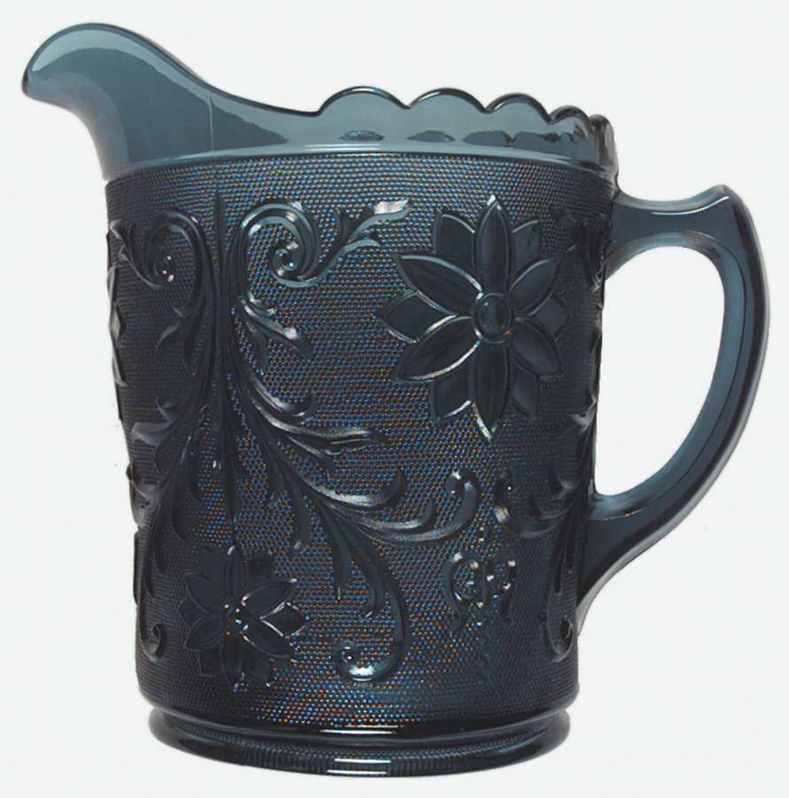 Sandwich Colonial Blue (Bi-Centennial Blue) 68 Oz Pitcher by Tiara-1