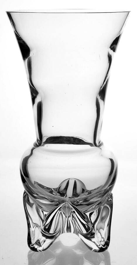 17430 Clear 8" Flower Vase by Tiffin-Franciscan-1