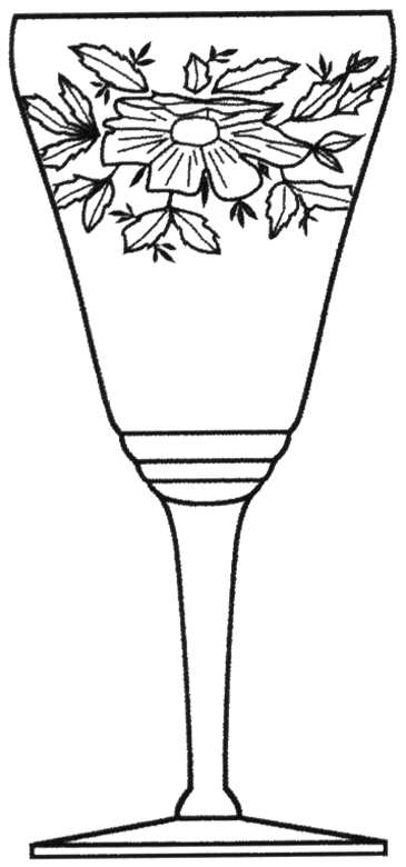 Sylvan Pink Water Goblet by Tiffin-Franciscan-1