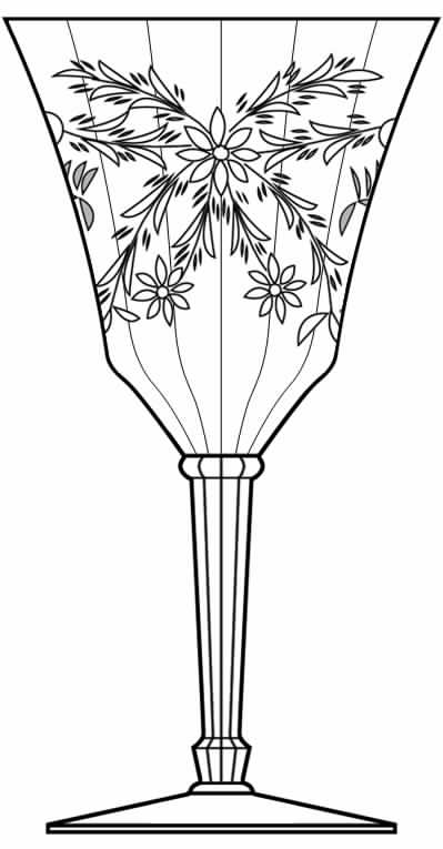 17323-3 Water Goblet by Tiffin-Franciscan-1
