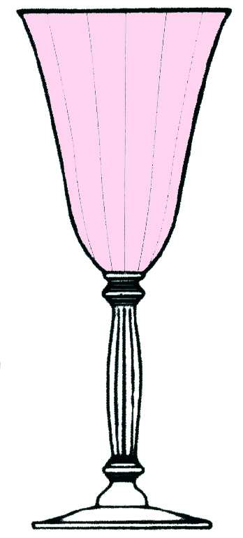 15024 Pink Water Goblet by Tiffin-Franciscan-1