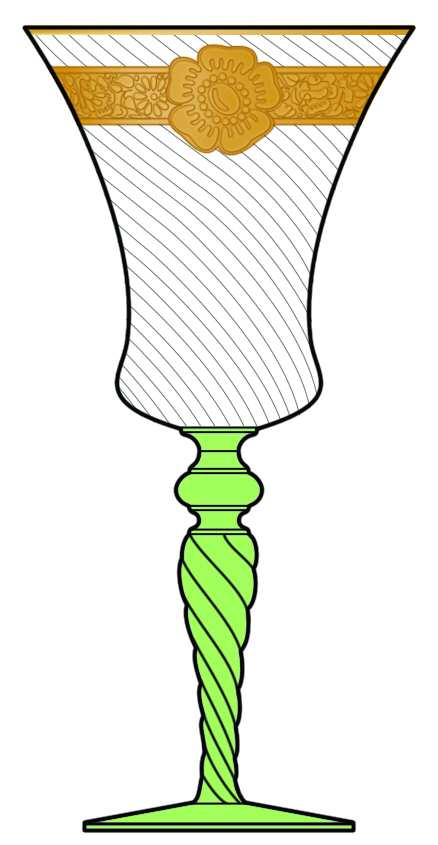 15022-2 Water Goblet by Tiffin-Franciscan-1