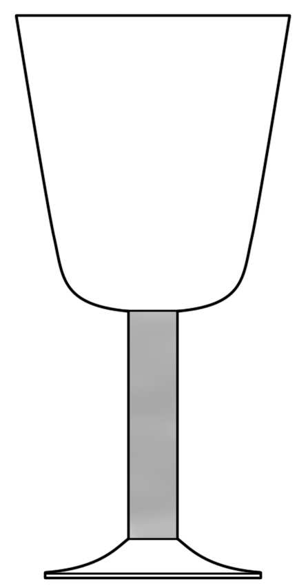 TMC3 Frosted Stem Water Goblet by Thomas-1