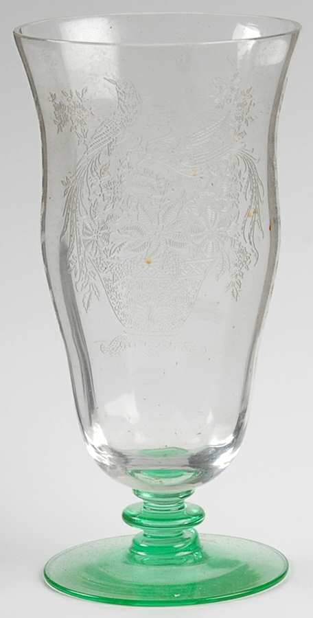 Persian Pheasant Green (Stem 15037) Iced Tea by Tiffin-Franciscan-1