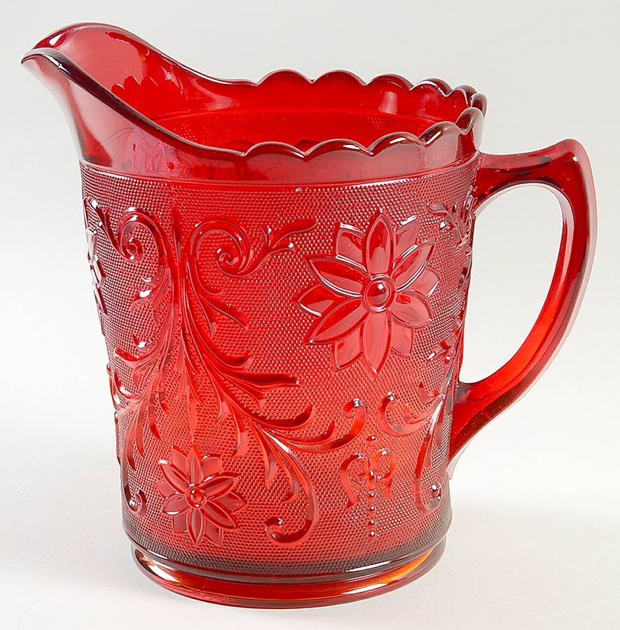 Sandwich Ruby 64 Oz Pitcher by Tiara-1