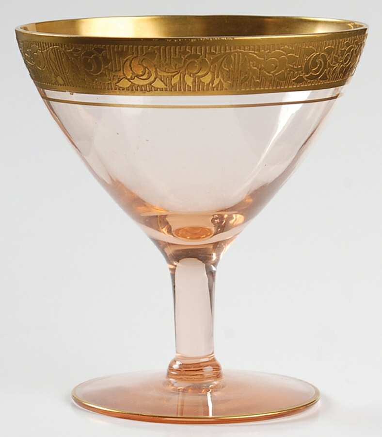 Rambler Rose Pink (Stem 13633) Low Sherbet by Tiffin-Franciscan-1
