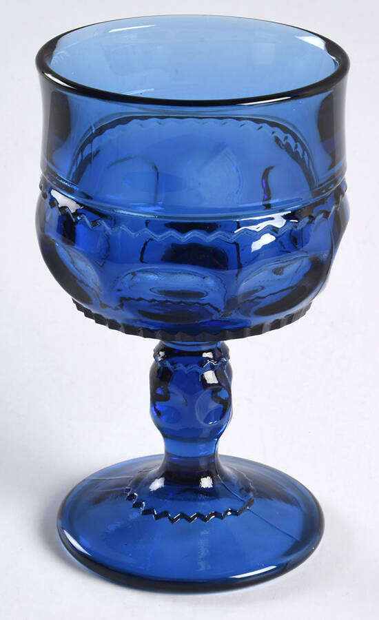 Crown Imperial Blue Wine Glass by Tiara-1