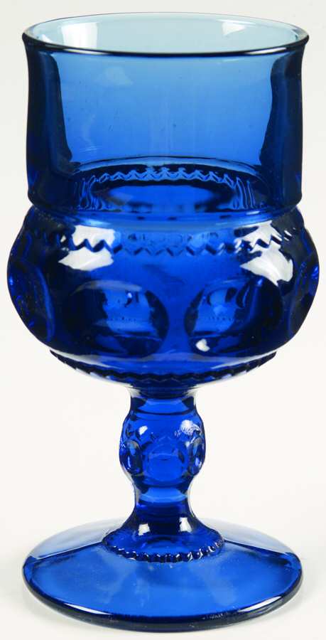 Crown Imperial Blue Water Goblet by Tiara-1