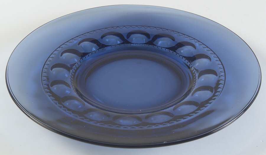 Crown Imperial Blue Luncheon Plate by Tiara-1