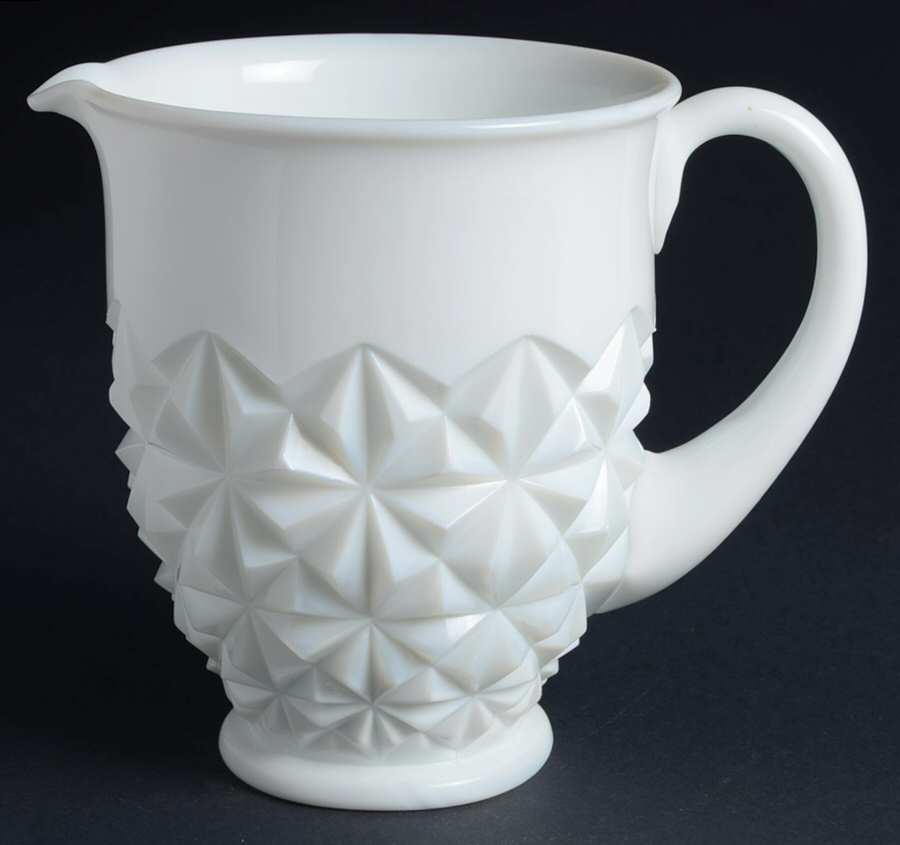 Williamsburg Milk Glass 32 Oz Pitcher by Tiffin-Franciscan-1