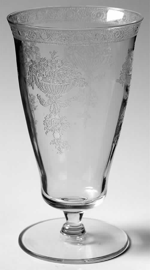 Minton Clear (Stem 15042, Diana Etch) Iced Tea by Tiffin-Franciscan-1