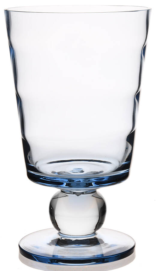 Optic Copen Blue 9" Tub Vase by Tiffin-Franciscan-1