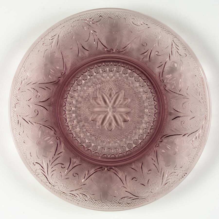 Sandwich Plum Amethyst Dinner Plate by Tiara-1
