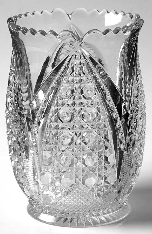 Cane Insert Clear Celery Vase by Tarentum-1