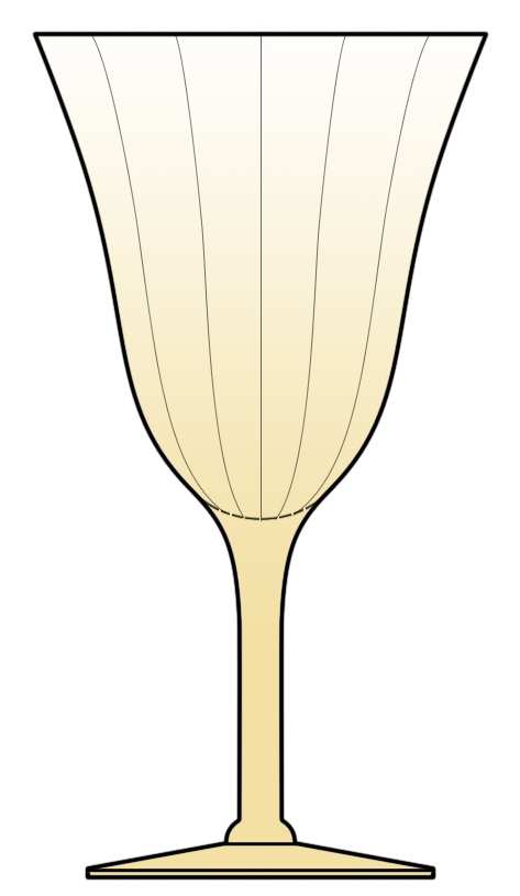 14196-Yellow Water Goblet by Tiffin-Franciscan-1