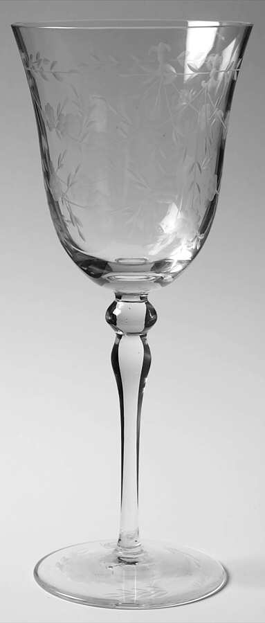 Rambler Rose Water Goblet by Towle-1