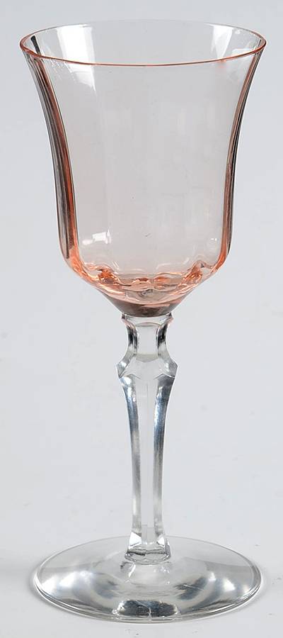 200-2 Pink (Pink and Clear) Cordial Glass by Tiffin-Franciscan-1