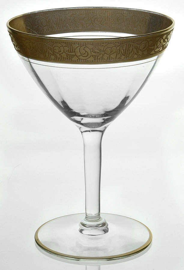 Rambler Rose Clear (Stem 13633) Champagne/Tall Sherbet by Tiffin-Franciscan-1